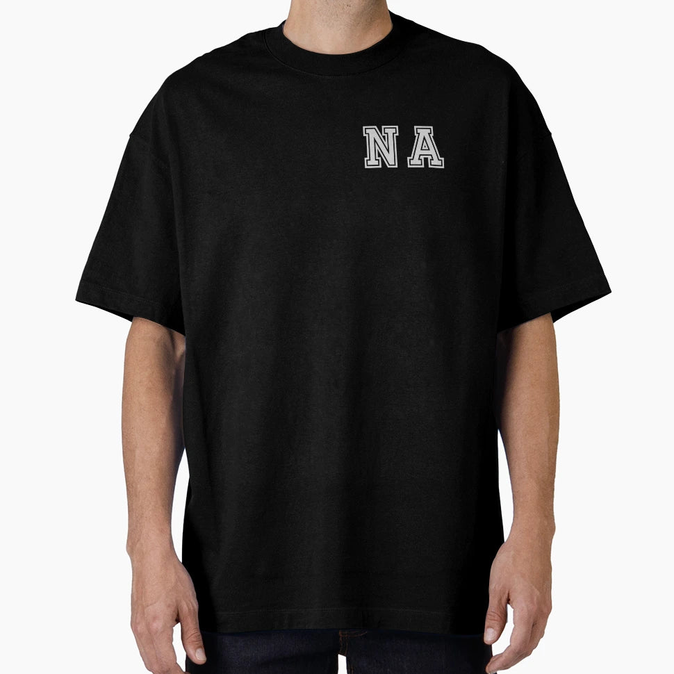 N Varsity Initials Varsity Letters T-Shirt - Minimalist Print for Adults - T-Shirt, Sweatshirt, Hoodie