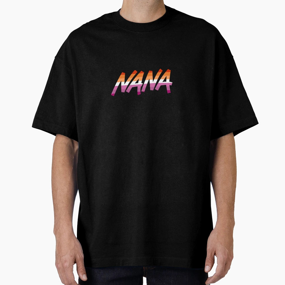 Lesbian Nana Logo T-Shirt - Aesthetic Graphic for Adults - T-Shirt, Sweatshirt, Hoodie