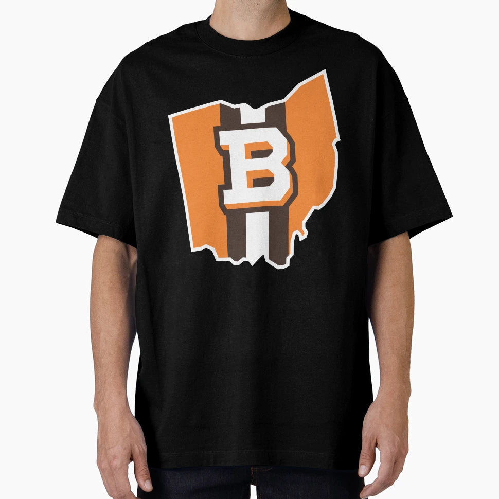 B Browns Along Ohio Map T-Shirt - Fun Novelty Design Unisex - T-Shirt, Sweatshirt, Hoodie