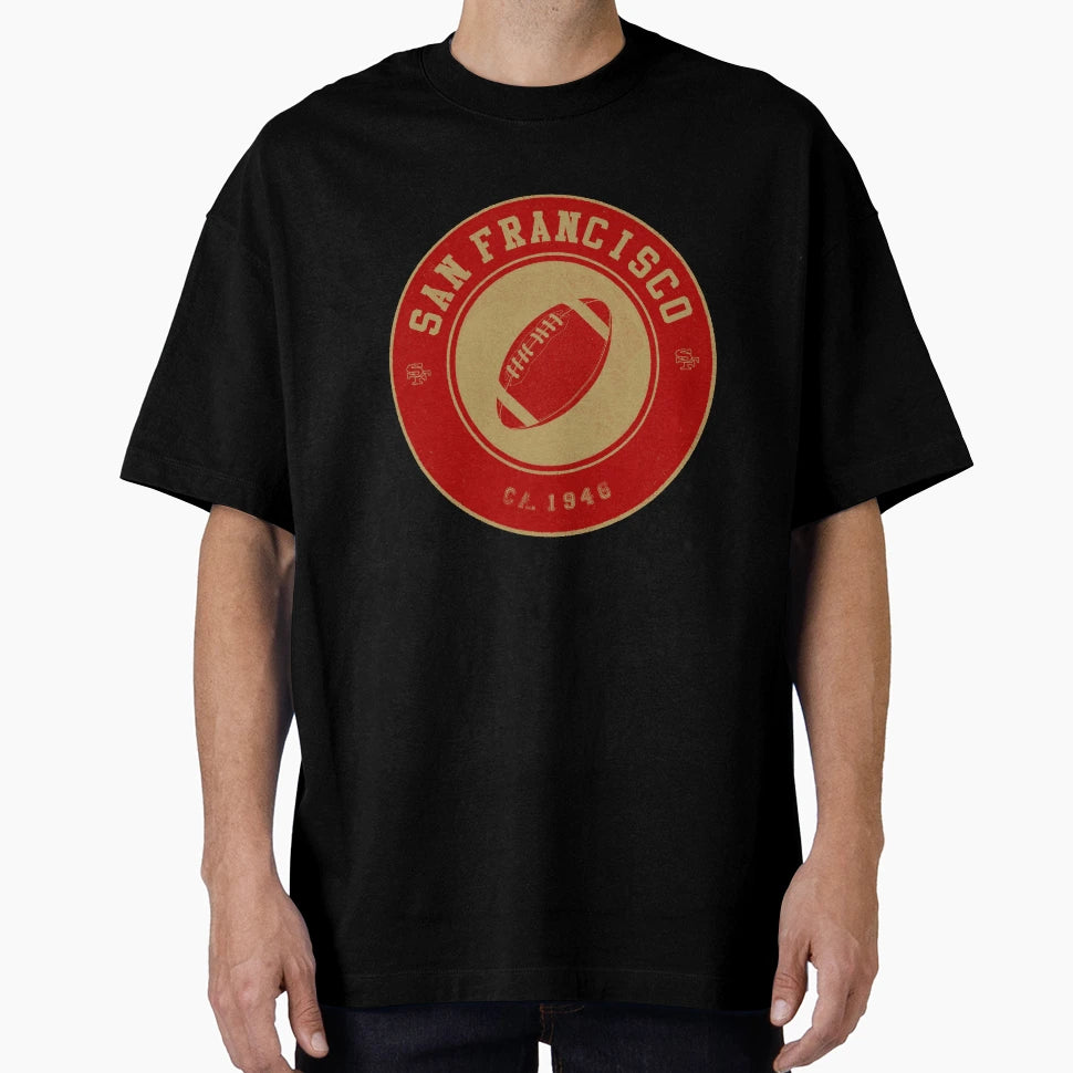 San Francisco Football Logo Red T-Shirt - Minimalist Print Unisex - T-Shirt, Sweatshirt, Hoodie