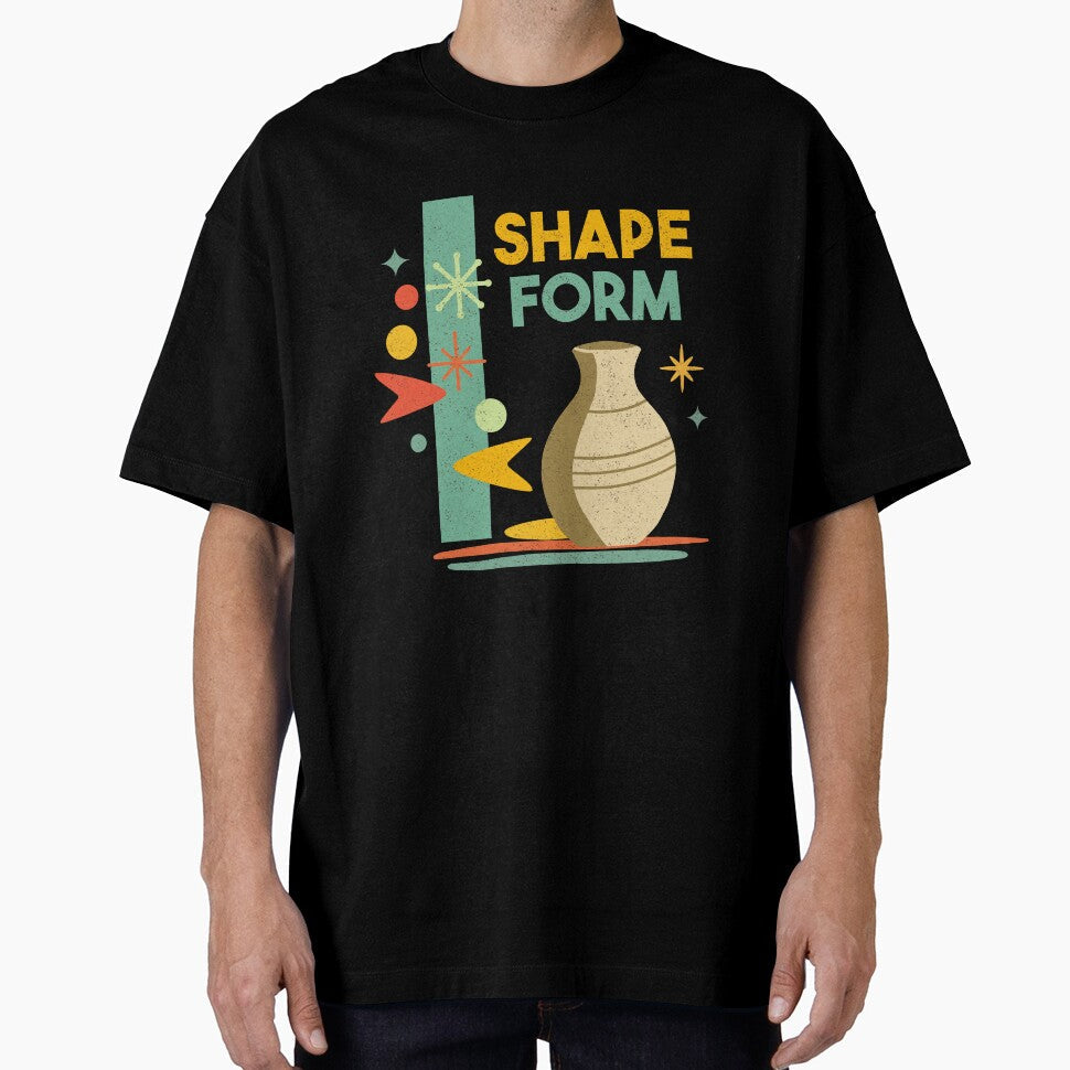 Shape Form Retro Pottery Maker Design by - Adult & Kids T-Shirts, Sweatshirts & Hoodies apparel design preview 1