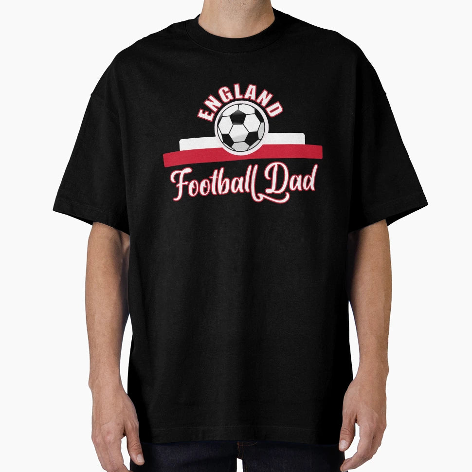 England Football Dad Fathers Day Euro T-Shirt - Novelty Apparel Unisex - T-Shirt, Sweatshirt, Hoodie
