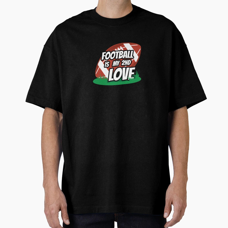 Football Love T-Shirt - Custom Art Print Men Women - T-Shirt, Sweatshirt, Hoodie