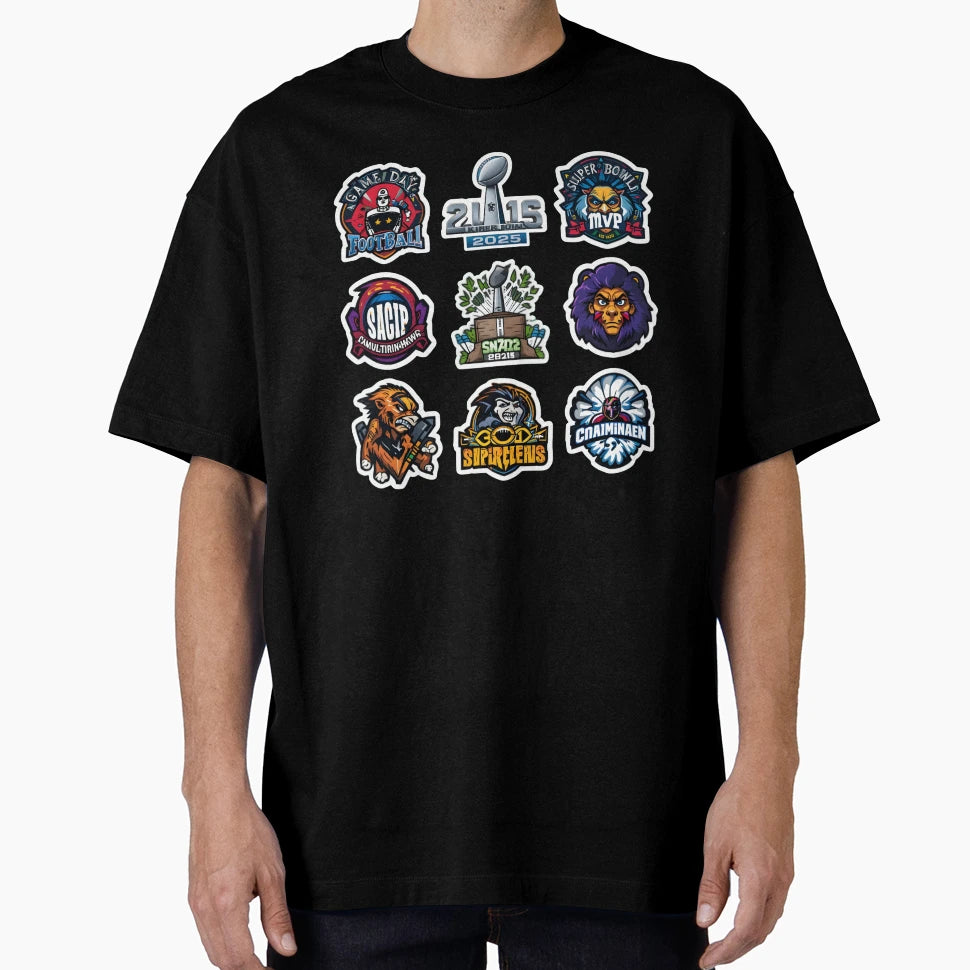 Super Bowl 2025 Collection T-Shirt - Aesthetic Graphic for Adults - T-Shirt, Sweatshirt, Hoodie