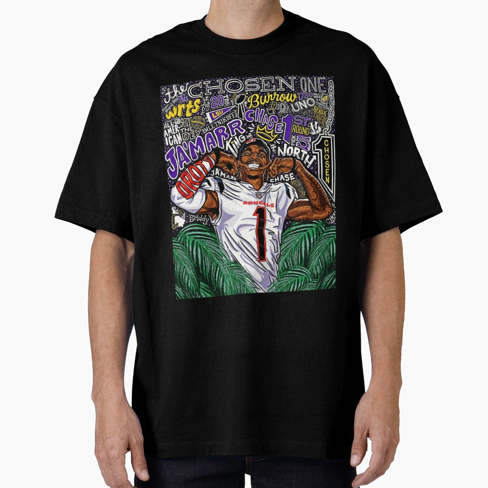 Jamarr Chase T-Shirt - Graphic Print for Adults - T-Shirt, Sweatshirt, Hoodie