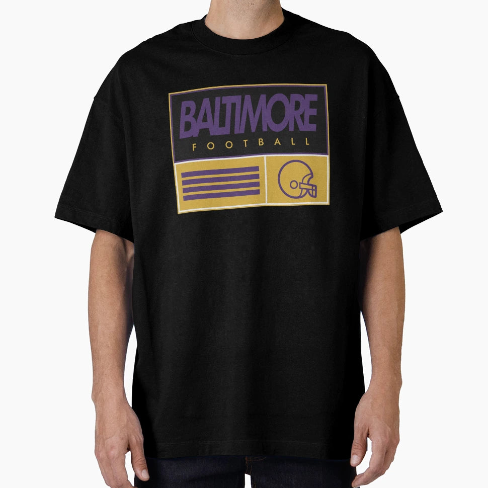 Baltimore Football T-Shirt - Unique Graphic Unisex - T-Shirt, Sweatshirt, Hoodie