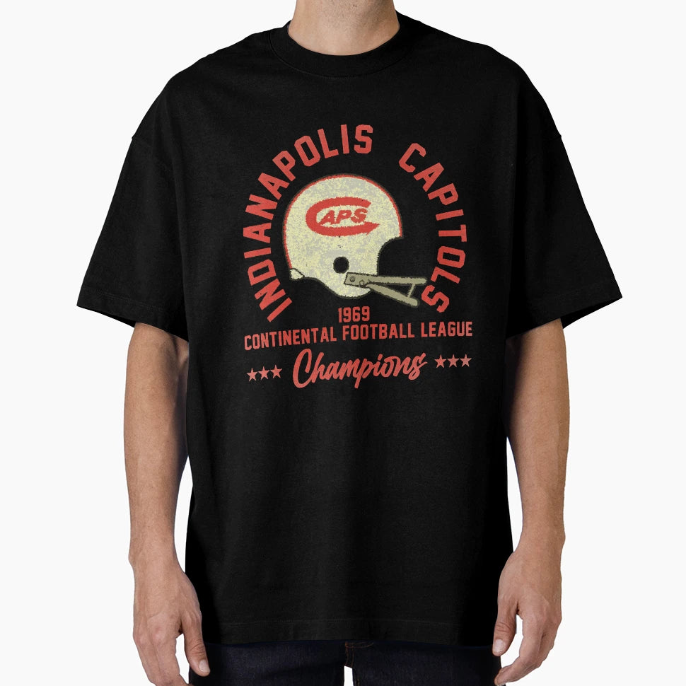 Indianapolis Capitols Distressed T-Shirt - Minimalist Print for Adults - T-Shirt, Sweatshirt, Hoodie