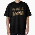 Leopard Football Mom T-Shirt - Minimalist Print Unisex - T-Shirt, Sweatshirt, Hoodie
