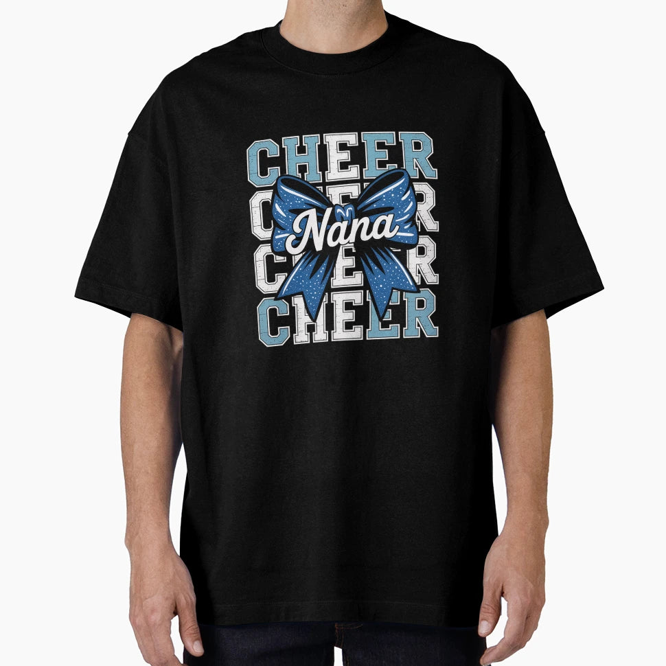 Cheer Nana My Cheerleader Calls T-Shirt - Casual Everyday Wear Men Women - T-Shirt, Sweatshirt, Hoodie