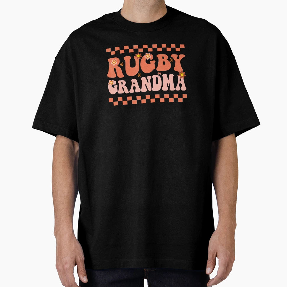 Rugby Grandma Funny Sports Lover T-Shirt - Fun Novelty Design for Adults - T-Shirt, Sweatshirt, Hoodie