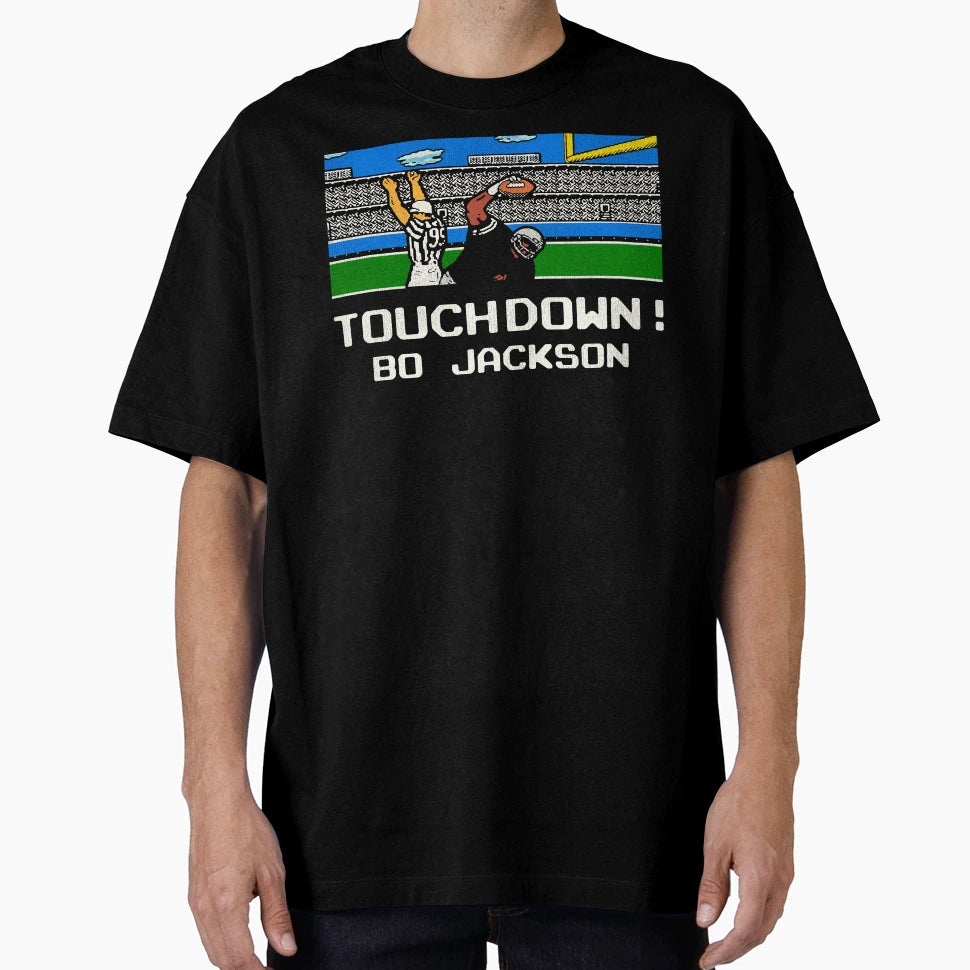 Tecmo Bo Touchdown T-Shirt - Streetwear Style for Adults - T-Shirt, Sweatshirt, Hoodie