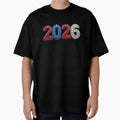 2026 Sparkle Jewel Year 2026 Tricolor T-Shirt - Unique Graphic for Adults - T-Shirt, Sweatshirt, Hoodie