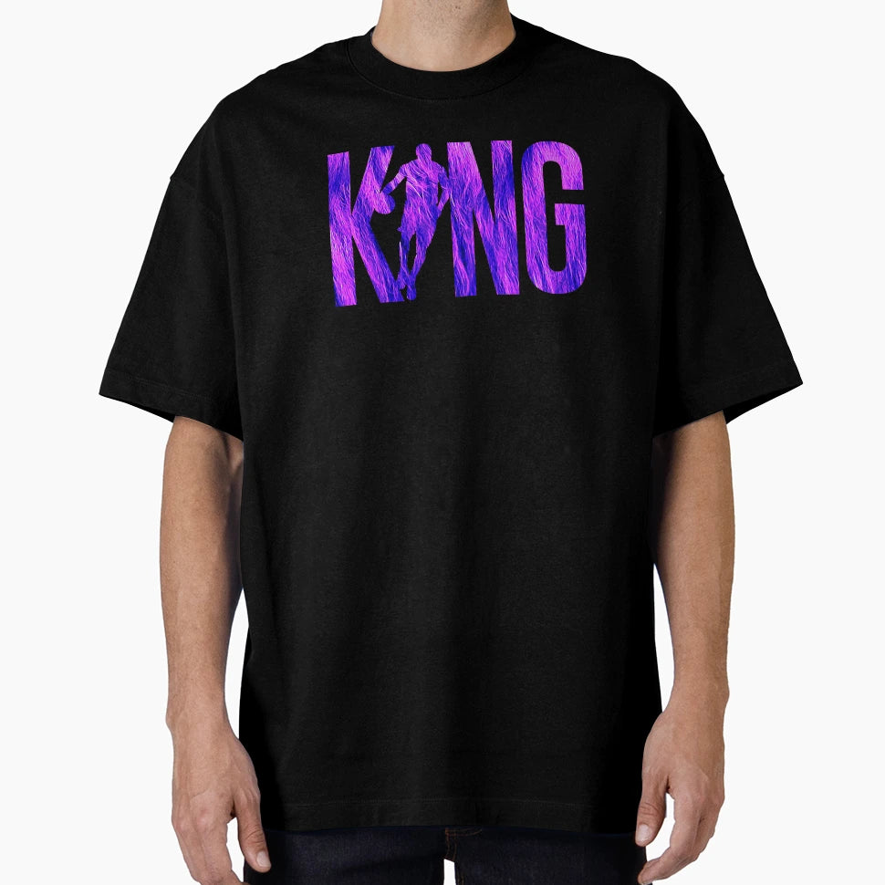 King Lebron T-Shirt - Fun Novelty Design for Adults - T-Shirt, Sweatshirt, Hoodie