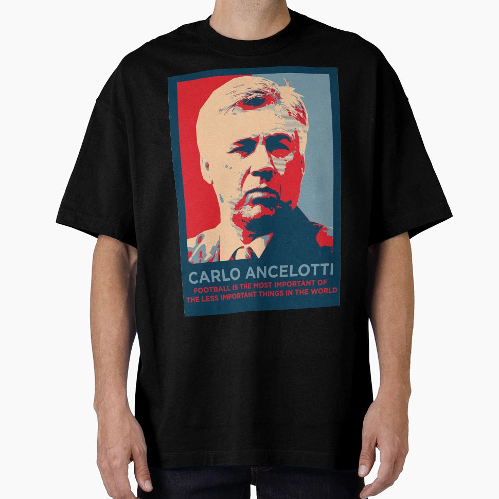 Carlo Ancelotti Coach T-Shirt - Trendy Graphic for Adults - T-Shirt, Sweatshirt, Hoodie