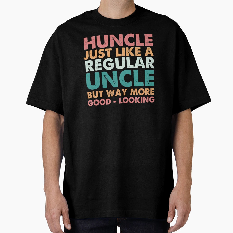 Best Huncle Ever T-Shirt - Minimalist Print for Adults - T-Shirt, Sweatshirt, Hoodie
