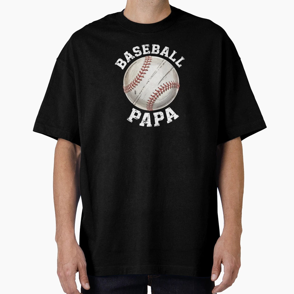 Baseball Papa Grandpa Papa Baseball T-Shirt - Fun Novelty Design Unisex - T-Shirt, Sweatshirt, Hoodie