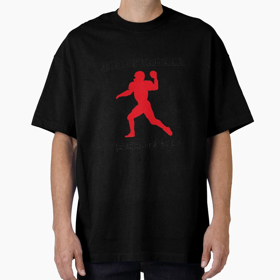 Quarterback Security Red T-Shirt - Novelty Apparel for Adults - T-Shirt, Sweatshirt, Hoodie