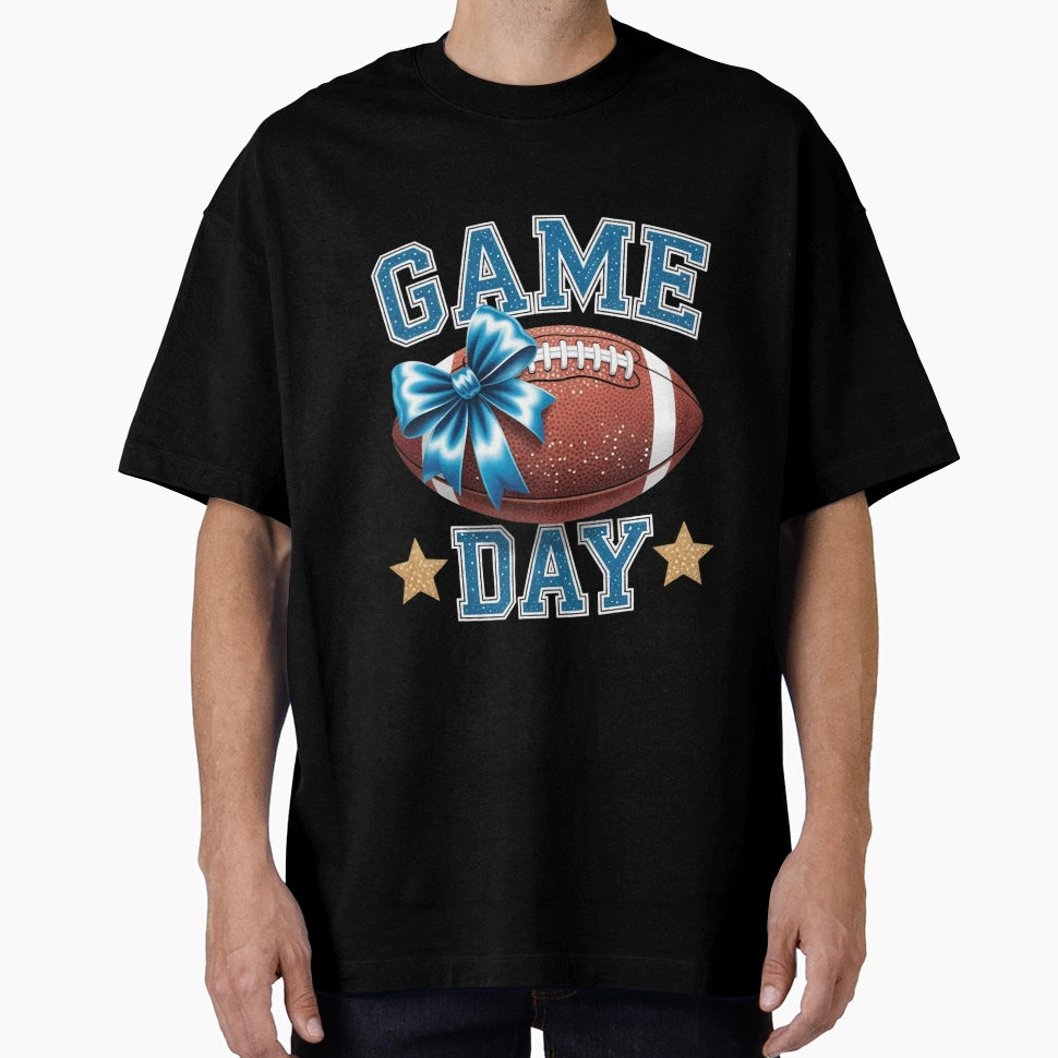 Game Day Football Season Football Mama T-Shirt - Graphic Print Men Women - T-Shirt, Sweatshirt, Hoodie