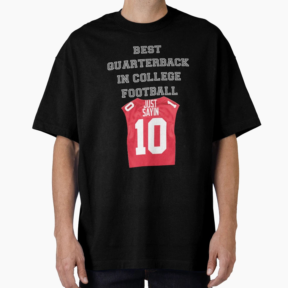 Best Quarterback College Football T-Shirt - Casual Everyday Wear Unisex - T-Shirt, Sweatshirt, Hoodie