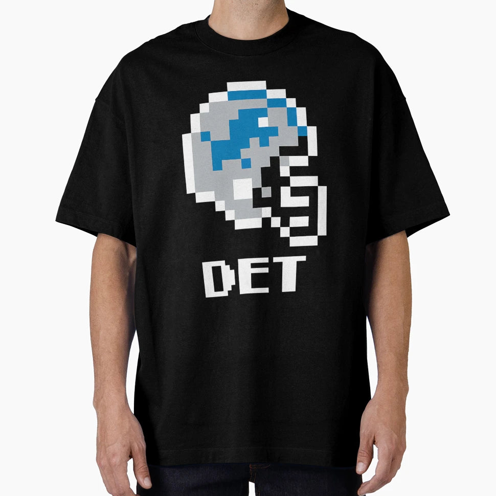 Detroit Lions Tecmo Super Bowl T-Shirt - Streetwear Style Men Women - T-Shirt, Sweatshirt, Hoodie