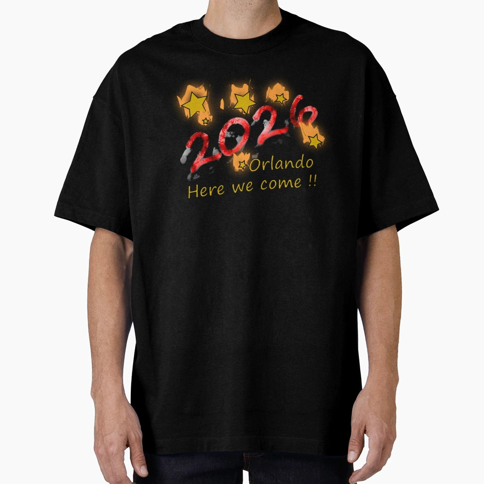 New Year Orlando 2026 T-Shirt - Fun Novelty Design for Adults - T-Shirt, Sweatshirt, Hoodie