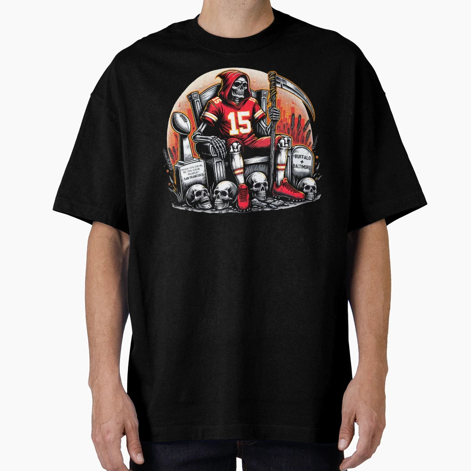 Big Game Reaper T-Shirt - Trendy Graphic for Adults - T-Shirt, Sweatshirt, Hoodie