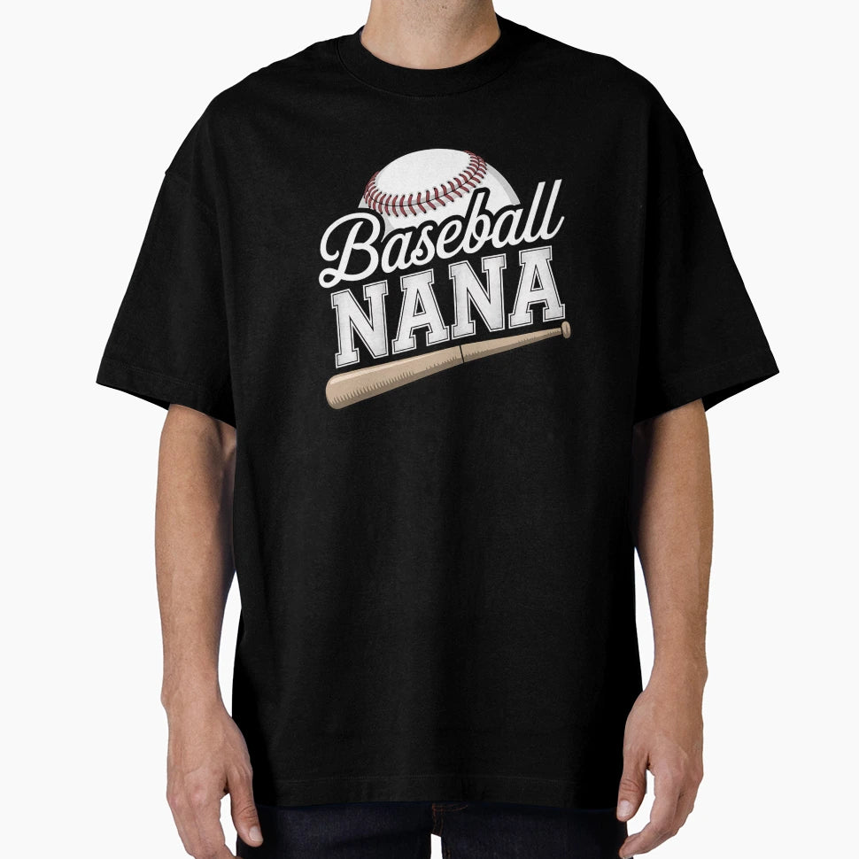 Baseball Nana Baseball Player Game Day T-Shirt - Novelty Apparel Unisex - T-Shirt, Sweatshirt, Hoodie