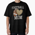 Football Mom Fun American Football T-Shirt - Minimalist Print Men Women - T-Shirt, Sweatshirt, Hoodie