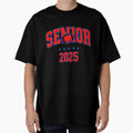 College Football Senior 2025 T-Shirt - Fun Novelty Design Men Women - T-Shirt, Sweatshirt, Hoodie
