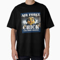 Air Force Chick Far From Fragile by MyBottomShelf - Adult & Kids T-Shirts, Sweatshirts & Hoodies apparel design preview 1