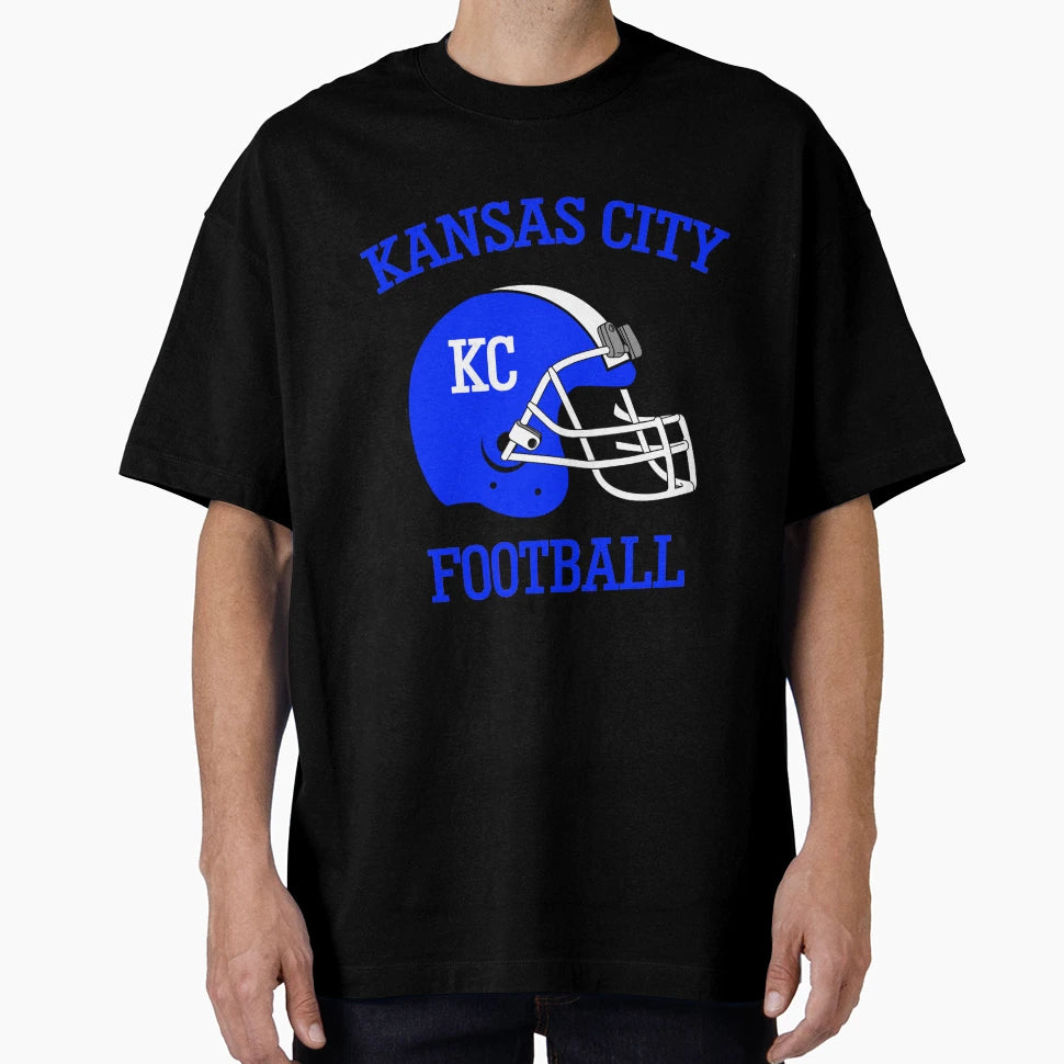 Kansas City Football And T-Shirt - Minimalist Print Men Women - T-Shirt, Sweatshirt, Hoodie