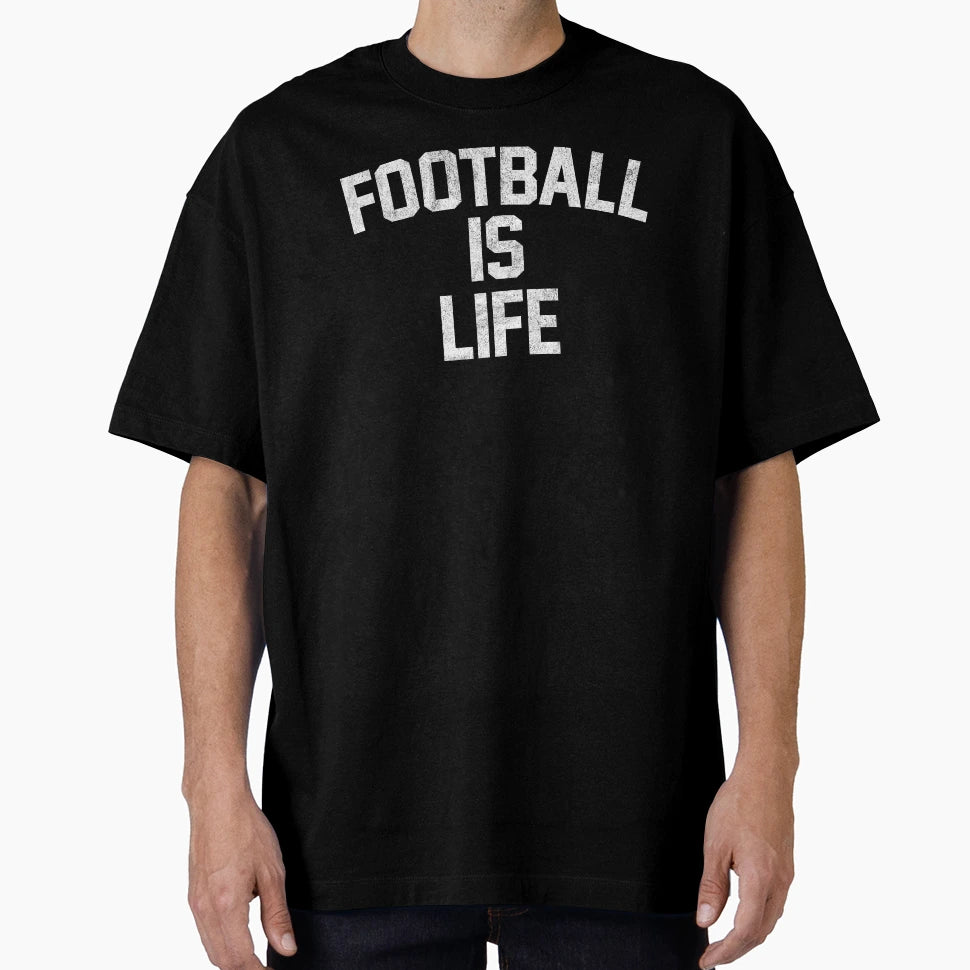 Football Is Life Futbol Soccer T-Shirt - Custom Art Print for Adults - T-Shirt, Sweatshirt, Hoodie