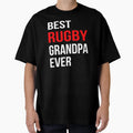 Best Rugby Grandpa Ever Rugby Family T-Shirt - Aesthetic Graphic Unisex - T-Shirt, Sweatshirt, Hoodie