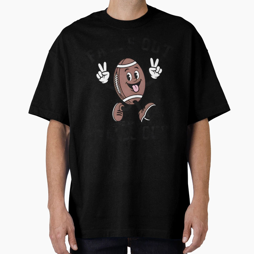 Falls Out Balls Out Football T-Shirt - Aesthetic Graphic Unisex - T-Shirt, Sweatshirt, Hoodie
