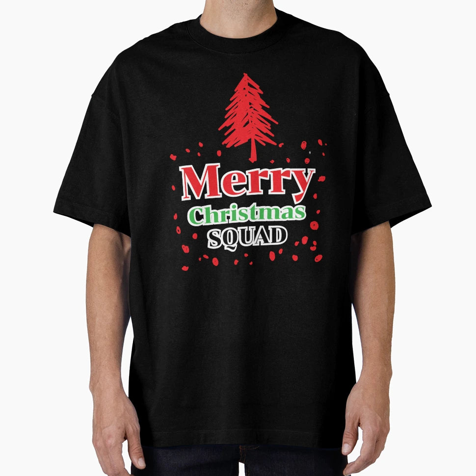 Merry Squad Merry Custom Gifts T T-Shirt - Minimalist Print Men Women - T-Shirt, Sweatshirt, Hoodie