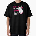 Little Sister Biggest Fan Cheer T-Shirt - Aesthetic Graphic Men Women - T-Shirt, Sweatshirt, Hoodie
