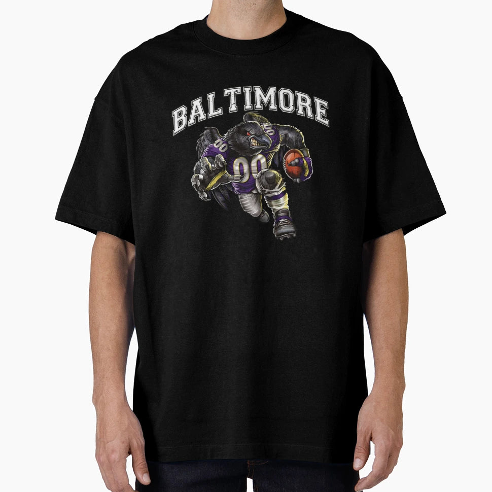 Baltimore Football T-Shirt - Graphic Print Unisex - T-Shirt, Sweatshirt, Hoodie