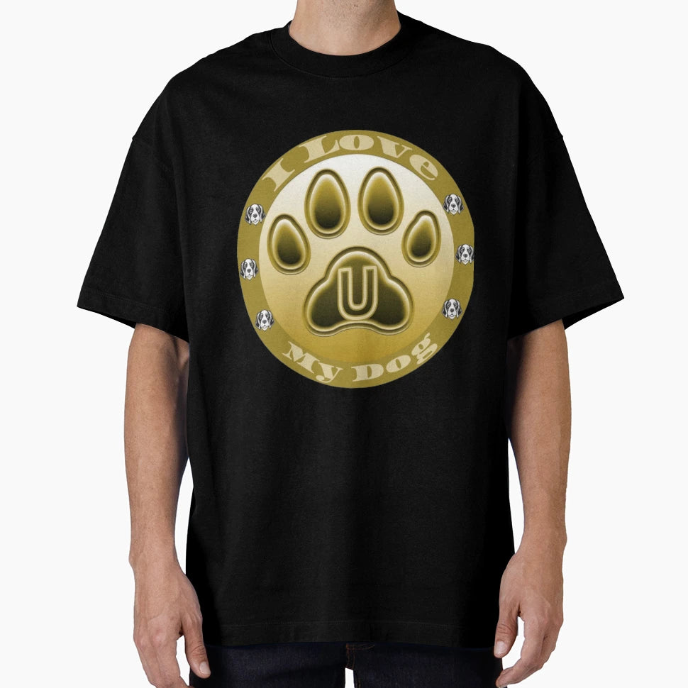 Love Dog U T-Shirt - Minimalist Print for Adults - T-Shirt, Sweatshirt, Hoodie