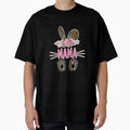 Rabbit Floral Leopard Nana Bunny T-Shirt - Casual Everyday Wear for Adults - T-Shirt, Sweatshirt, Hoodie