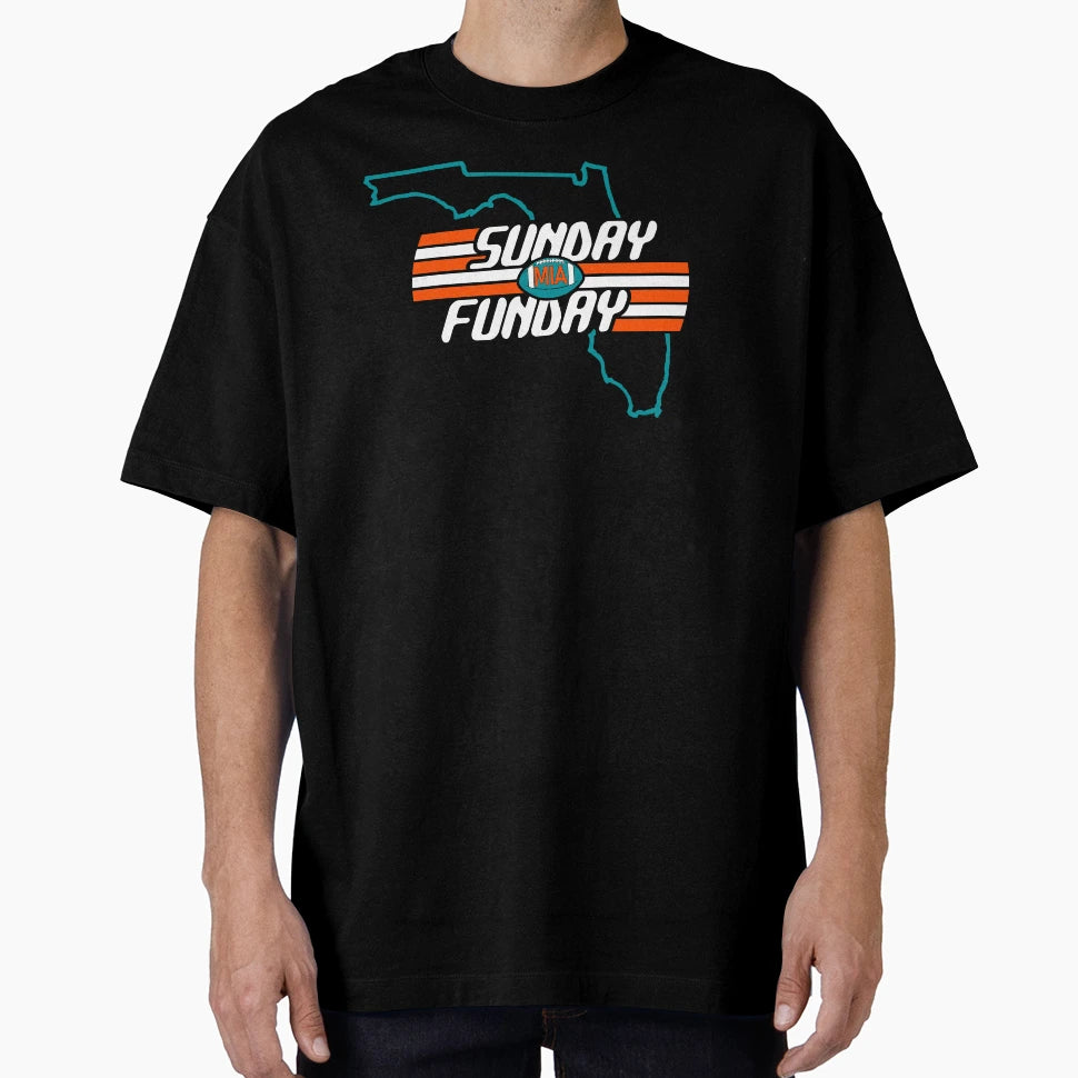 Miami Pro Football Fun Day Sunday T-Shirt - Streetwear Style for Adults - T-Shirt, Sweatshirt, Hoodie