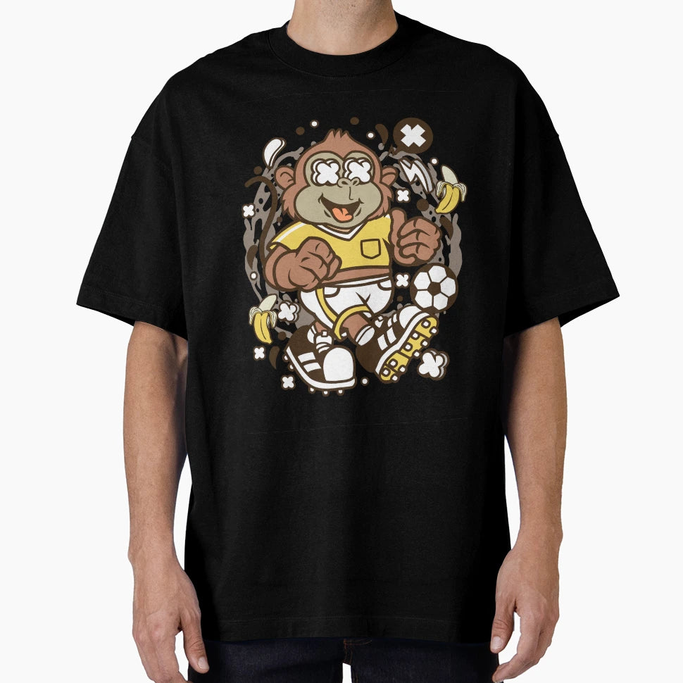 Soccer Monkey T-Shirt - Fun Novelty Design for Adults - T-Shirt, Sweatshirt, Hoodie