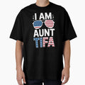I Am Aunt Tifa T-Shirt - Minimalist Print Men Women - T-Shirt, Sweatshirt, Hoodie