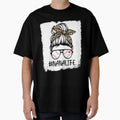 Bleached Baseball Nana Life Leopard T-Shirt - Minimalist Print Men Women - T-Shirt, Sweatshirt, Hoodie