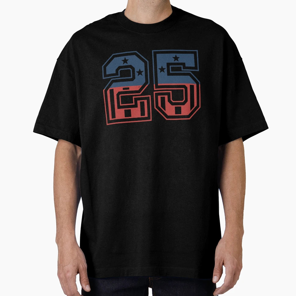 Number 25 Usa T-Shirt - Casual Everyday Wear for Adults - T-Shirt, Sweatshirt, Hoodie