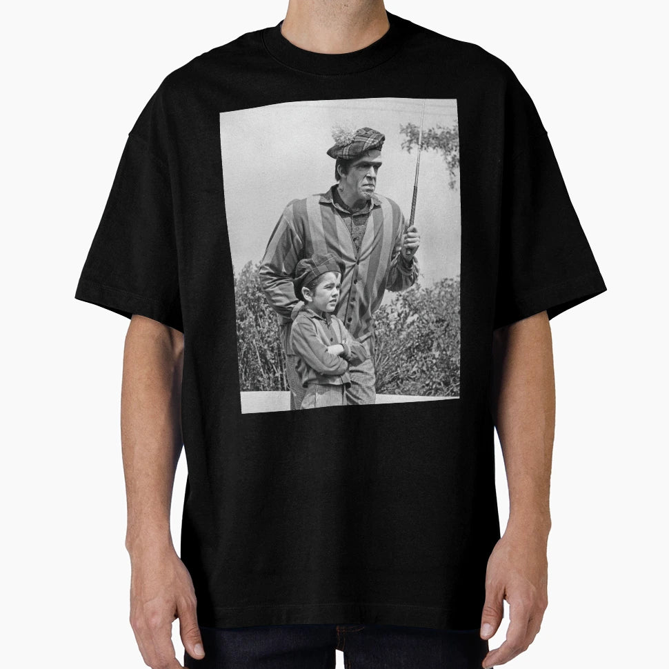 Eddie Munster Herman Munster Golf T-Shirt - Custom Art Print for Adults - T-Shirt, Sweatshirt, Hoodie
