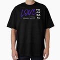 Love Football Blue T-Shirt - Unique Graphic for Adults - T-Shirt, Sweatshirt, Hoodie