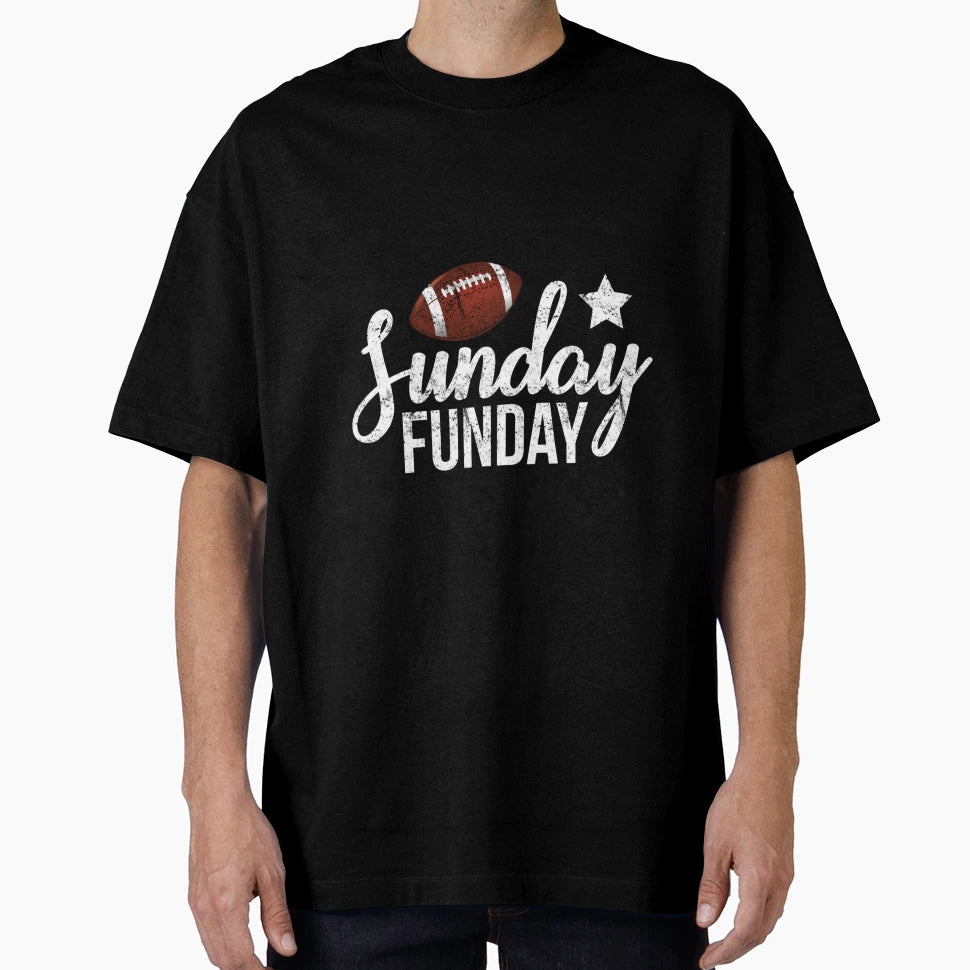Sunday Football Funday Season T-Shirt - Trendy Graphic Men Women - T-Shirt, Sweatshirt, Hoodie