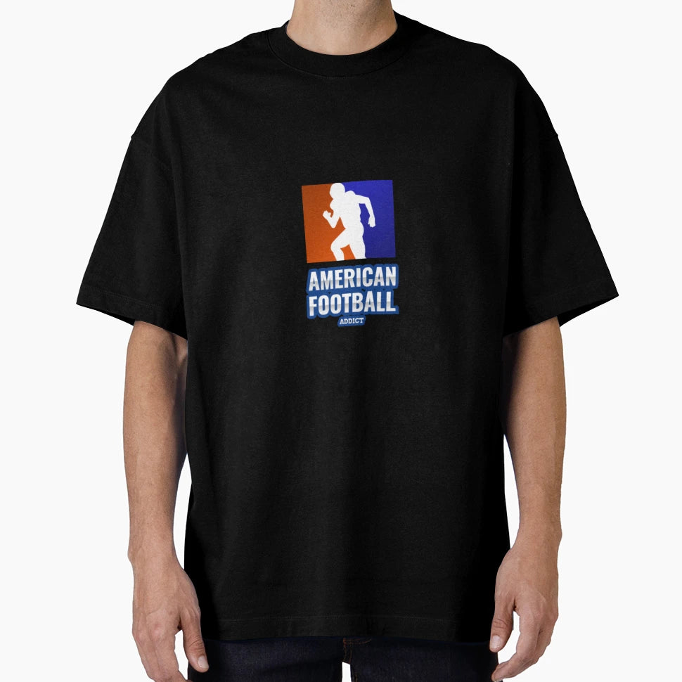 American Football Addict T-Shirt - Custom Art Print Unisex - T-Shirt, Sweatshirt, Hoodie