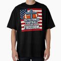 Faith Family Football Freedom T-Shirt - Custom Art Print Men Women - T-Shirt, Sweatshirt, Hoodie