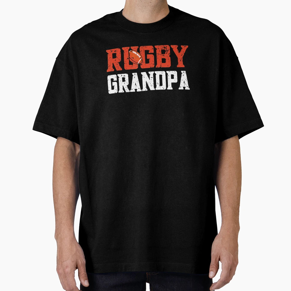 Rugby Grandpa Proud Rugby Lover T-Shirt - Aesthetic Graphic Men Women - T-Shirt, Sweatshirt, Hoodie
